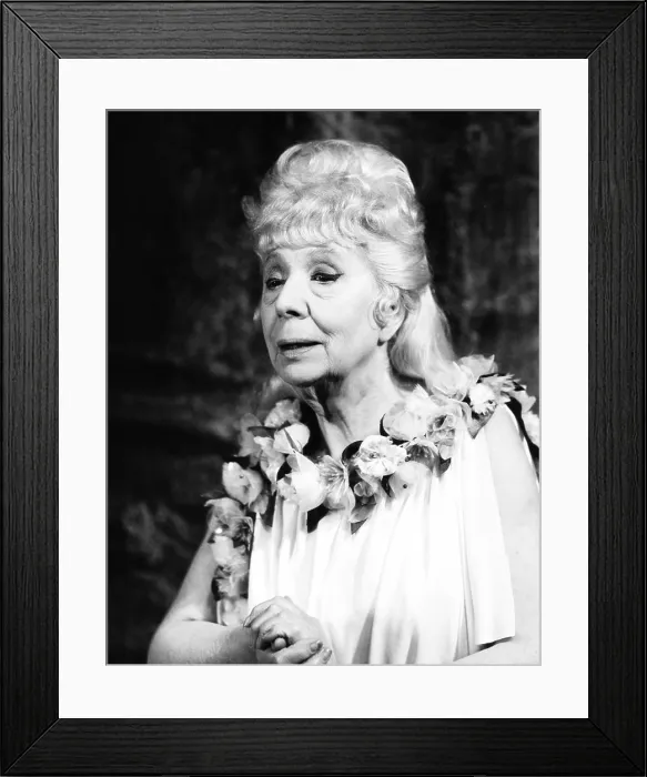 Framed Print : SCROOGE, Edith Evans, 1970 Framed Print : SCROOGE, Edith Evans, 1970