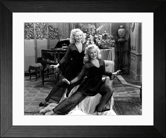 Framed Print : THE DOLLY SISTERS, Betty Grable, June Haver, 1945, TM & Copyright (c) 20th Century Fox Film Corp. All rights reserved Framed Print : THE DOLLY SISTERS, Betty Grable, June Haver, 1945, TM & Copyright (c) 20th Century Fox Film Corp. All rights reserved