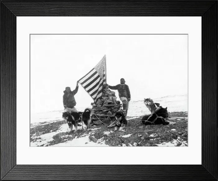 Framed Print : ROBERT E. PEARY-Peary's expedition to the North Pole, 1902-1905.. Courtesy: CSU Archives / Everett Collection Framed Print : ROBERT E. PEARY-Peary's expedition to the North Pole, 1902-1905.. Courtesy: CSU Archives / Everett Collection