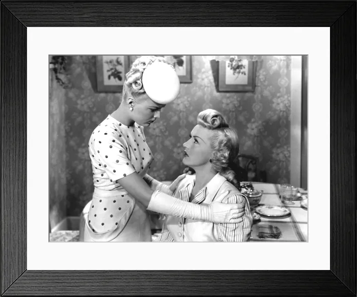 Framed Print : THE DOLLY SISTERS, June Haver, Betty Grable, 1945, TM and Copyright (c) 20th Century-Fox Film Corp. All Rights Reserved