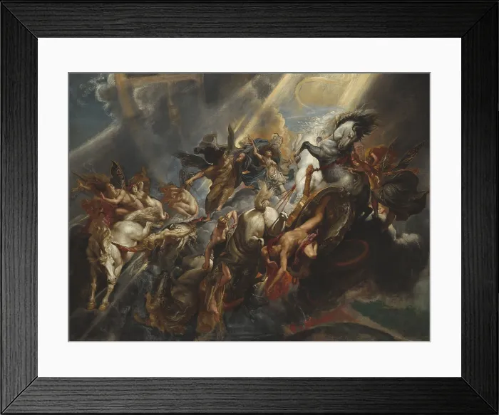 Framed Print : The Fall of Phaeton, by Peter Paul Rubens, 1605-06, Flemish painting, oil on canvas Framed Print : The Fall of Phaeton, by Peter Paul Rubens, 1605-06, Flemish painting, oil on canvas