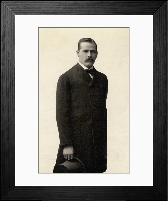 Framed Print : Wild West. Harry Longabaugh, alias Sundance Kid, Photograph by De Young Photograph Studio, N.Y.C. 1901