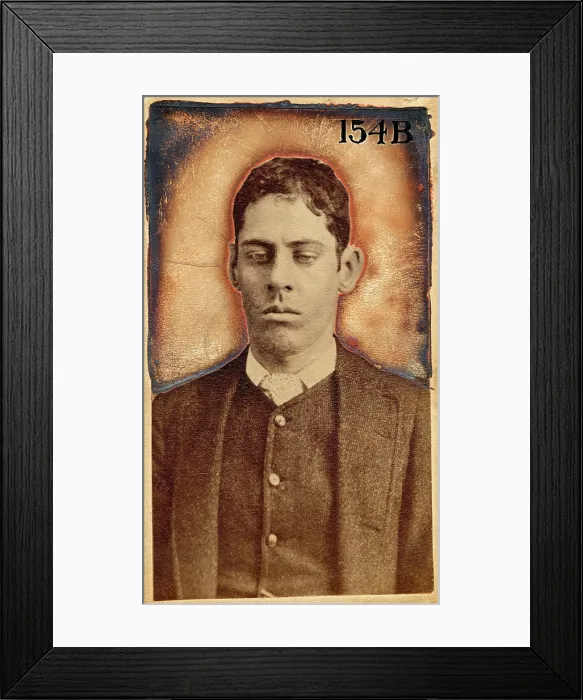 Framed Print : Wild West. John 'Kid' McManus, ca. 1900