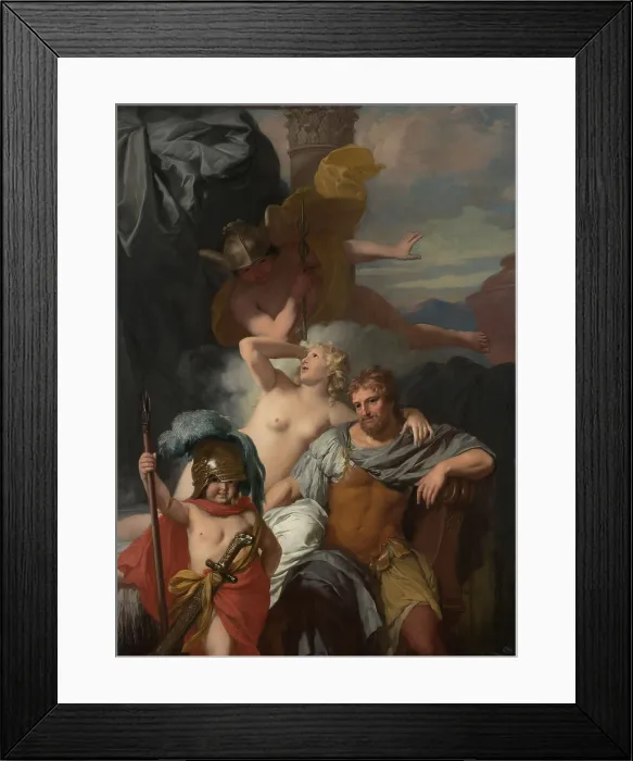 Framed Print : A Satyr, by Jacob Jordaens, 1630-35, Dutch painting, oil on canvas. In 17th-century literature, Satyrs dwelt in the pastoral paradise of Arcadia, where life was carefree