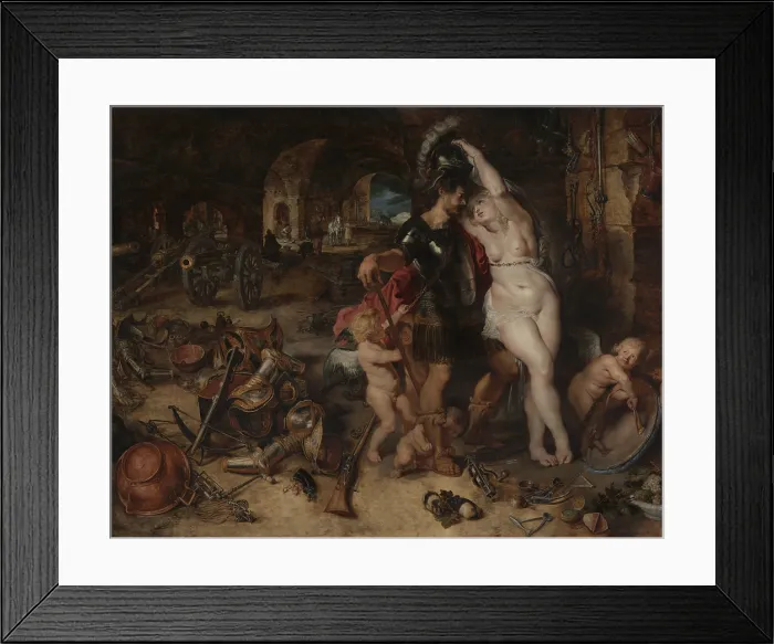 Framed Print : The Return from War: Mars Disarmed by Venus, by Peter Paul Rubens and Jan Brueghel the Elder, 1610-12, Flemish painting, oil on canvas Framed Print : The Return from War: Mars Disarmed by Venus, by Peter Paul Rubens and Jan Brueghel the Elder, 1610-12, Flemish painting, oil on canvas