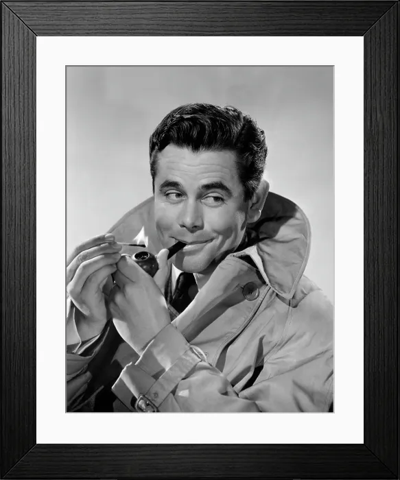 Framed Print : GALLANT JOURNEY, Glenn Ford, 1946. photo by Ned Scott