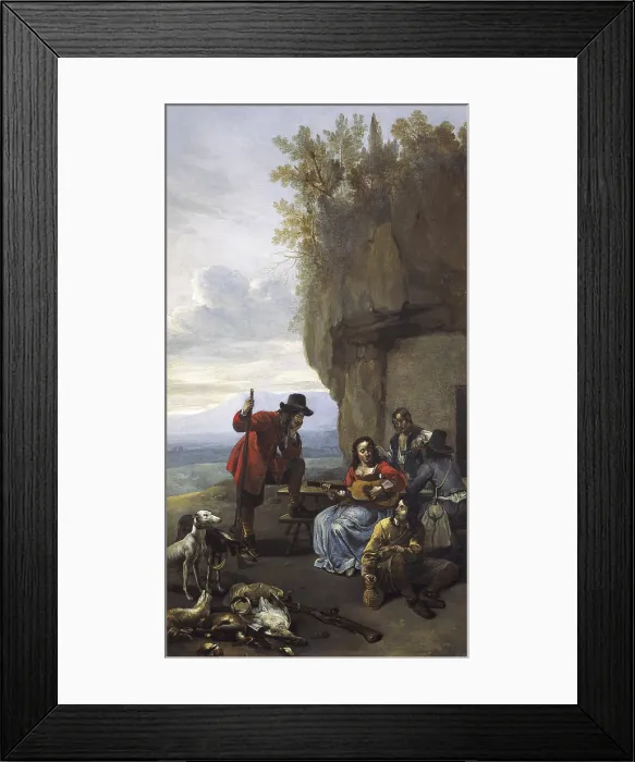 Framed Print : VAN STAVERDEN, Jacob (17th c.). Farmers resting. 17th c. Painting on copper. Baroque art. Oil. ITALY. Rome. Galleria Nazionale d'Arte Antica (National Gallery of Ancient Art) Framed Print : VAN STAVERDEN, Jacob (17th c.). Farmers resting. 17th c. Painting on copper. Baroque art. Oil. ITALY. Rome. Galleria Nazionale d'Arte Antica (National Gallery of Ancient Art)