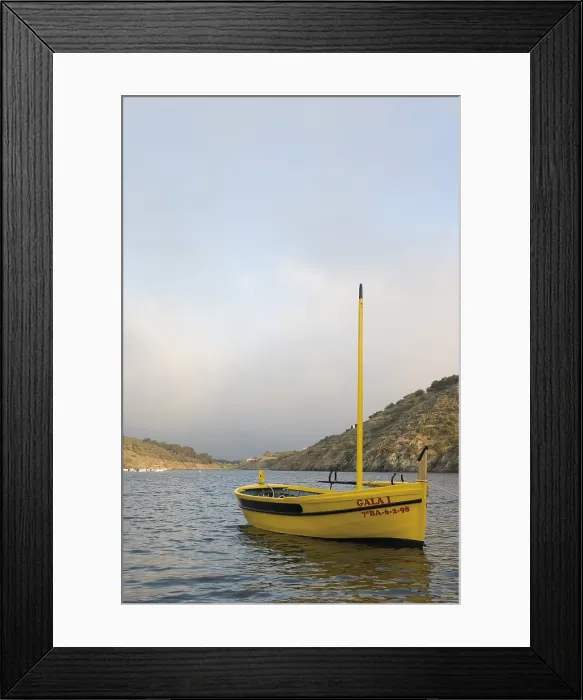 Framed Print : SPAIN. CATALONIA. GERONA. Cadaqus. Boat 'Gala'. AISA / Everett Collection**US SALES ONLY** Framed Print : SPAIN. CATALONIA. GERONA. Cadaqus. Boat 'Gala'. AISA / Everett Collection**US SALES ONLY**