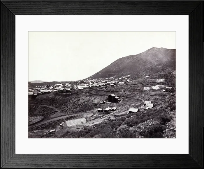 Framed Print : Virginia City, Nevada. Photo by Timothy O'Sullivan. Albumen print, 1867 Framed Print : Virginia City, Nevada. Photo by Timothy O'Sullivan. Albumen print, 1867