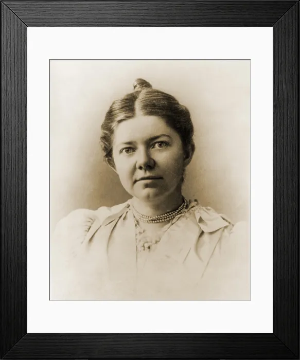 Framed Print : Amy March Beach (1867-1944) was the first women to compose a full symphony, the GAELIC SYMPHONY in 1894. 1905 portrait