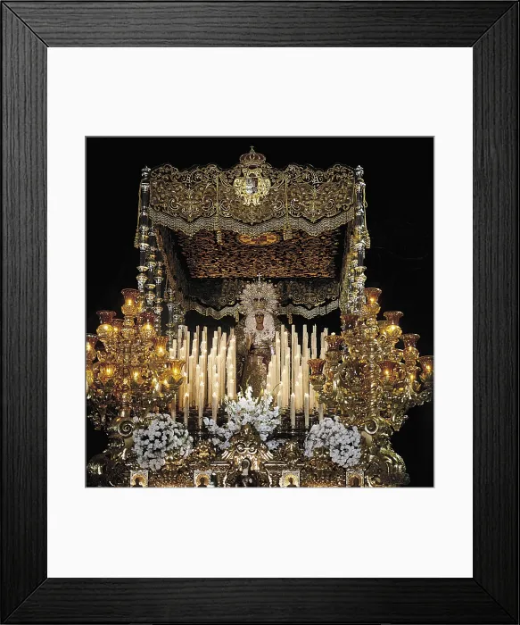 Framed Print : SPAIN. ANDALUSIA. MALAGA. Malaga. Virgin of Hope during the processions of Holy Week. AISA / Everett Collection**US SALES ONLY** Framed Print : SPAIN. ANDALUSIA. MALAGA. Malaga. Virgin of Hope during the processions of Holy Week. AISA / Everett Collection**US SALES ONLY**