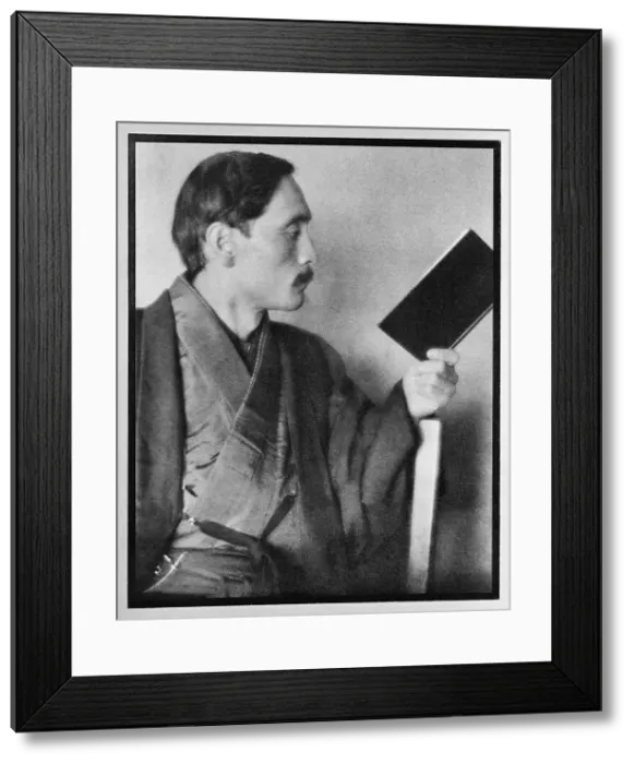 Framed Print : Yone Noguchi (1875-1947), was the first Japanese national to publish poetry in English. He was also the father of the world famous sculptor Isamu Noguchi