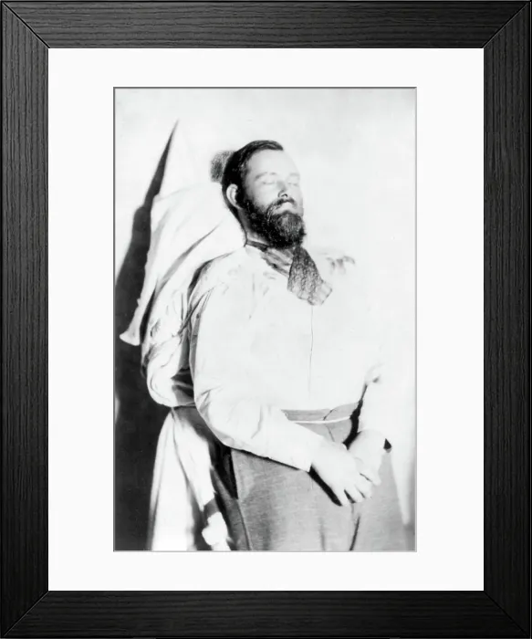 Framed Print : Wild West. Jesse James, dead, ca. 1882