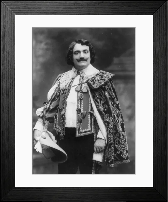 Framed Print : Enrico Caruso (1873-1921) in operatic costume. 1908 Framed Print : Enrico Caruso (1873-1921) in operatic costume. 1908
