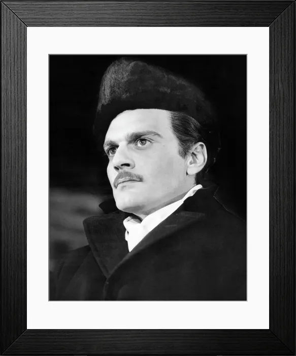 Framed Print : DOCTOR ZHIVAGO, Omar Sharif, 1965