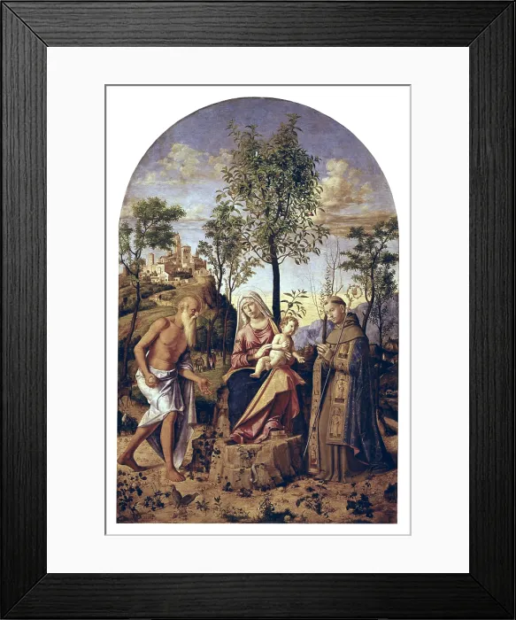 Framed Print : CIMA da CONEGLIANO, Giovanni Battista, also called (1459-1517); CIMA da CONEGLIANO, Giovanni Battista, also called (1459-1517). Madonna with the Orange Tree Framed Print : CIMA da CONEGLIANO, Giovanni Battista, also called (1459-1517); CIMA da CONEGLIANO, Giovanni Battista, also called (1459-1517). Madonna with the Orange Tree