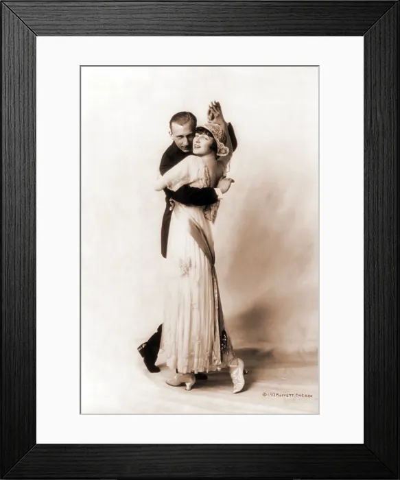 Framed Print : Vernon Blythe Castle (1887-1918), and wife, Irene, dancing. 1913
