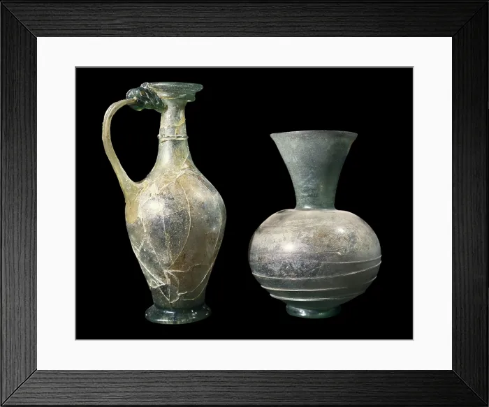Framed Print : Roman vases. Roman art. Late Empire. Glass and Crystal. FRANCE. Strasbourg. Archaeological Museum. Proc: FRANCE. AISA / Everett Collection**US SALES ONLY** Framed Print : Roman vases. Roman art. Late Empire. Glass and Crystal. FRANCE. Strasbourg. Archaeological Museum. Proc: FRANCE. AISA / Everett Collection**US SALES ONLY**