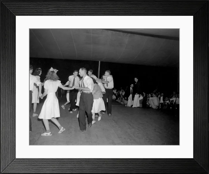 Framed Print : Square dance team dancing at the Mountain Music Festival, Asheville, North Carolina, circa 1938-1950 Framed Print : Square dance team dancing at the Mountain Music Festival, Asheville, North Carolina, circa 1938-1950