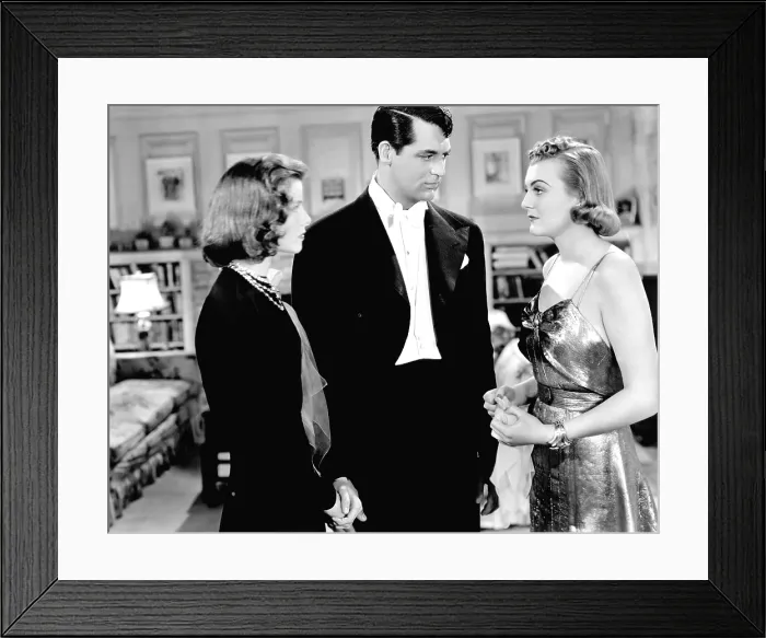 Framed Print : HOLIDAY, Katharine Hepburn, Cary Grant, Doris Nolan, 1938
