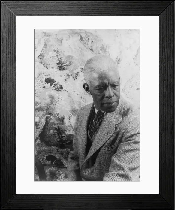 Framed Print : Roland Hayes (1887-1977), African American tenor, achieved international recognition during his 1920 European tour. By the late 1920s he was the highest-paid tenor in the world