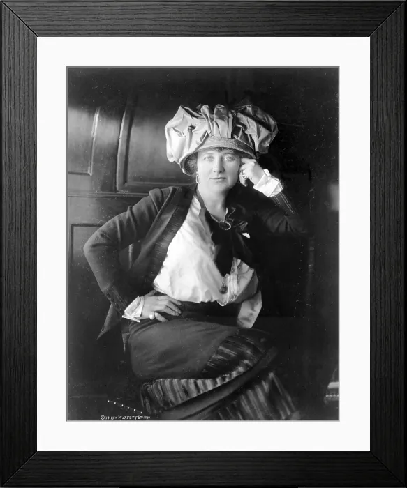 Framed Print : Mary Garden (1877-1967), Scottish born American opera star in 1911