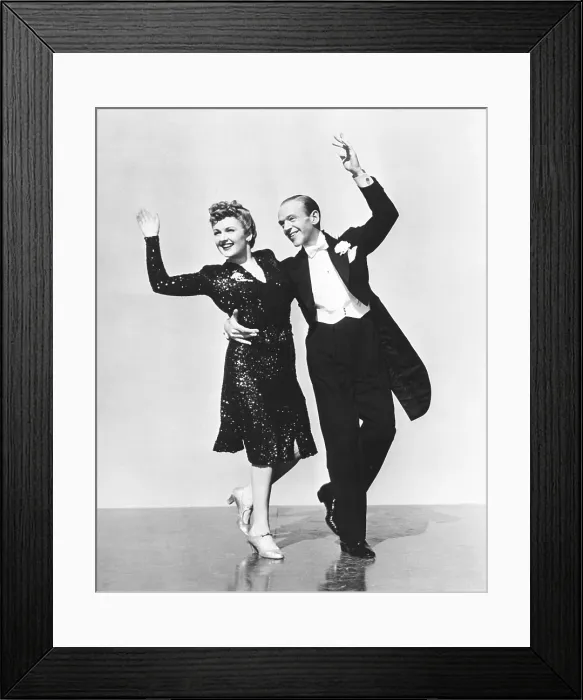 Framed Print : HOLIDAY INN, from left: Virginia Dale, Fred Astaire, 1942