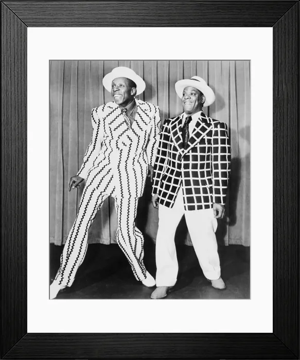 Framed Print : Buck and Bubbles dance team Framed Print : Buck and Bubbles dance team