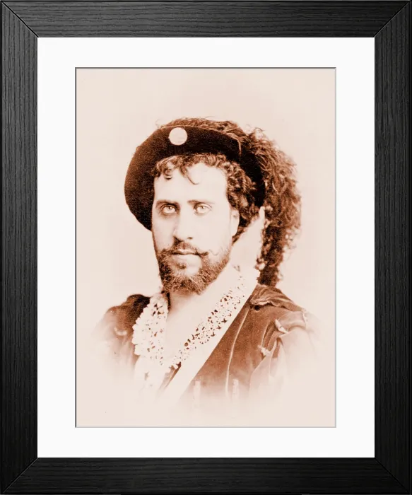 Framed Print : Jean-Baptiste Faure (1830-1914) French baritone and composer, in costume as Hamlet. Ca. 1875 Framed Print : Jean-Baptiste Faure (1830-1914) French baritone and composer, in costume as Hamlet. Ca. 1875