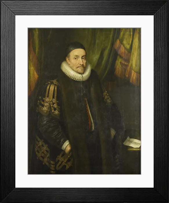 Framed Print : Portrait of William I, Prince of Orange, by workshop of Michiel Jansz van Mierevelt, c. 1632, Dutch painting, oil on canvas Framed Print : Portrait of William I, Prince of Orange, by workshop of Michiel Jansz van Mierevelt, c. 1632, Dutch painting, oil on canvas