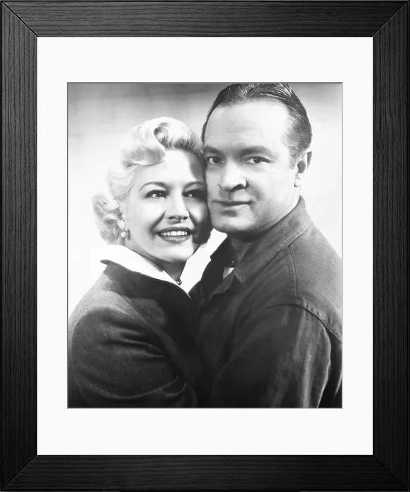 Framed Print : OFF LIMITS, from left: Marilyn Maxwell, Bob Hope, 1953