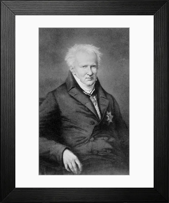 Framed Print : Alexander von Humboldt (1769-1859) German scientist and explorer of Central and South America from 1799 to 1804