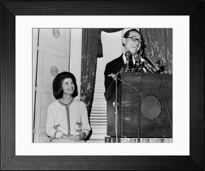 Framed Print : Architect Ieoh Ming Pei was chosen to design the John F. Kennedy Memorial Library in 1964 Framed Print : Architect Ieoh Ming Pei was chosen to design the John F. Kennedy Memorial Library in 1964