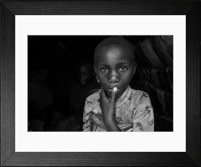 Framed Print : CONGO, Democratic Republic of the. NORTH KIVU. Democratic Republic of the Congo (2008). Kivu Conflict. Refugee camp of Mugunga I (20000 people) in the surroundings of Goma Framed Print : CONGO, Democratic Republic of the. NORTH KIVU. Democratic Republic of the Congo (2008). Kivu Conflict. Refugee camp of Mugunga I (20000 people) in the surroundings of Goma