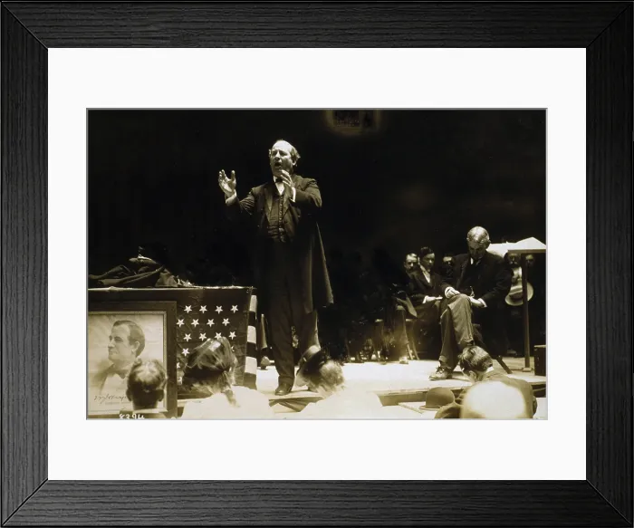 Framed Print : William Jennings Bryan, during 1908 Democratic National Convention. Cabinet card, 1908 Framed Print : William Jennings Bryan, during 1908 Democratic National Convention. Cabinet card, 1908