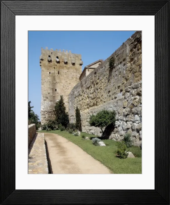Framed Print : SPAIN. CATALONIA. TARRAGONA. Tarragona. Roman walls. Archbishop's Tower. Roman art. Architecture. AISA / Everett Collection**US SALES ONLY**
