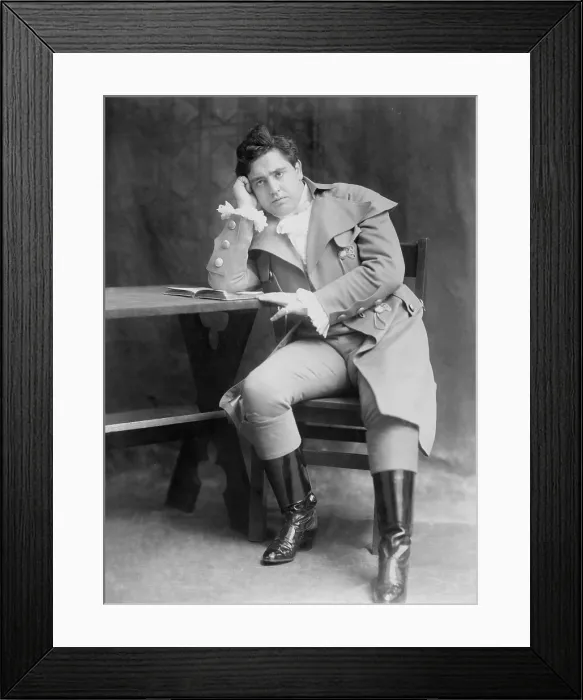 Framed Print : John McCormack (1884-1945), Irish-American tenor, in costume. 1910