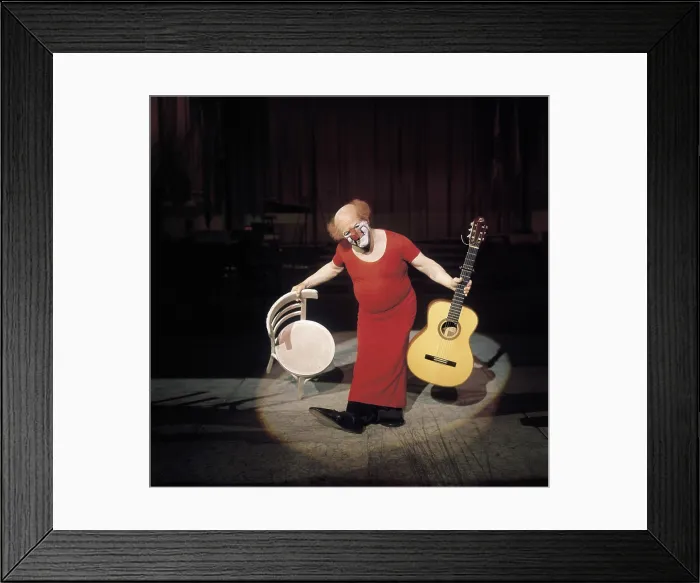 Framed Print : RIVEL, Josep Andreu, called Charlie (1896-1983). Spanish clown. AISA / Everett Collection**US SALES ONLY**