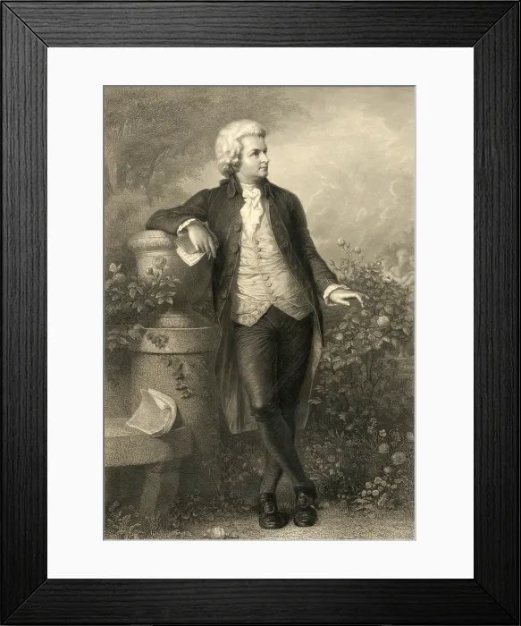 Framed Print : Wolfgang Mozart (1756-1791), Austrian composer and virtuoso performer as a child rehearsing his XIIth mass Framed Print : Wolfgang Mozart (1756-1791), Austrian composer and virtuoso performer as a child rehearsing his XIIth mass