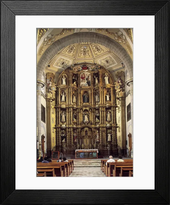 Framed Print : MEXICO. PUEBLA. Puebla De Zaragoza. Church of Santo Domingo. Altarpiece. AISA / Everett Collection**US SALES ONLY** Framed Print : MEXICO. PUEBLA. Puebla De Zaragoza. Church of Santo Domingo. Altarpiece. AISA / Everett Collection**US SALES ONLY**