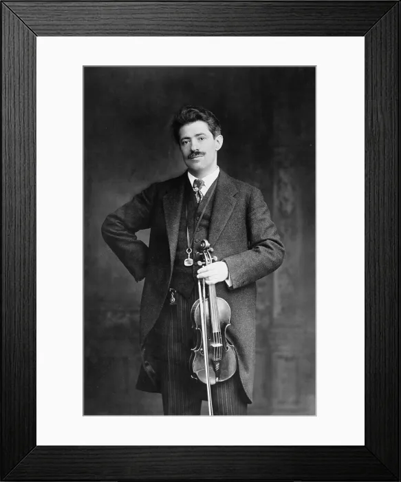 Framed Print : Fritz Kreisler (1875-1962) Austrian virtuoso violinist in 1913