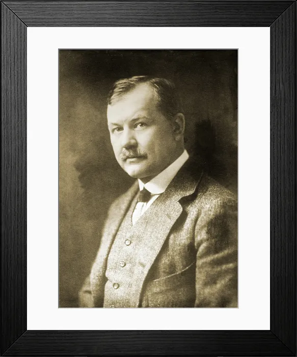 Framed Print : Franz Lehar (1870-1948) composer of operettas best known for The MERRY WIDOW, 1905