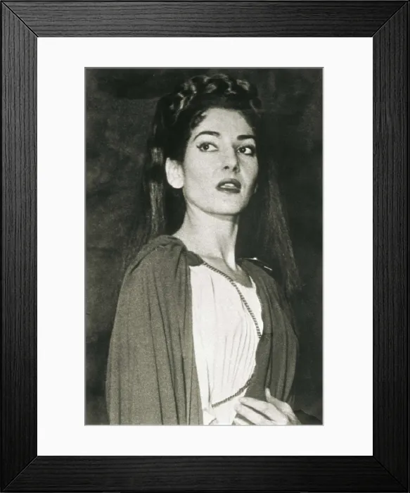Framed Print : The soprano Maria Callas in the main role of the opera 'Norma' by Vincenzo Bellini. AISA / Everett Collection**US SALES ONLY** Framed Print : The soprano Maria Callas in the main role of the opera 'Norma' by Vincenzo Bellini. AISA / Everett Collection**US SALES ONLY**
