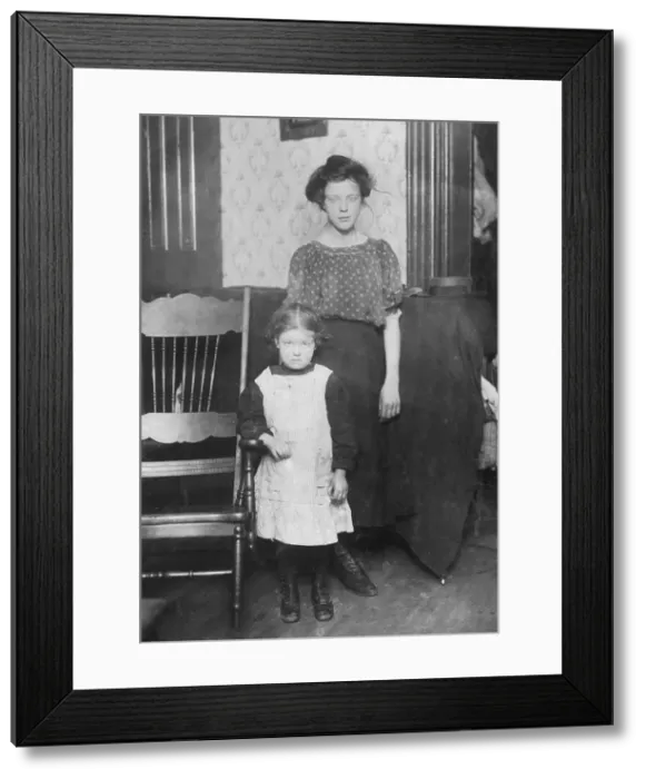 Framed Print : Child labor, caption: Anna Dazet, 14 years, unable to procure employment certificate because lacks the required number of days Framed Print : Child labor, caption: Anna Dazet, 14 years, unable to procure employment certificate because lacks the required number of days