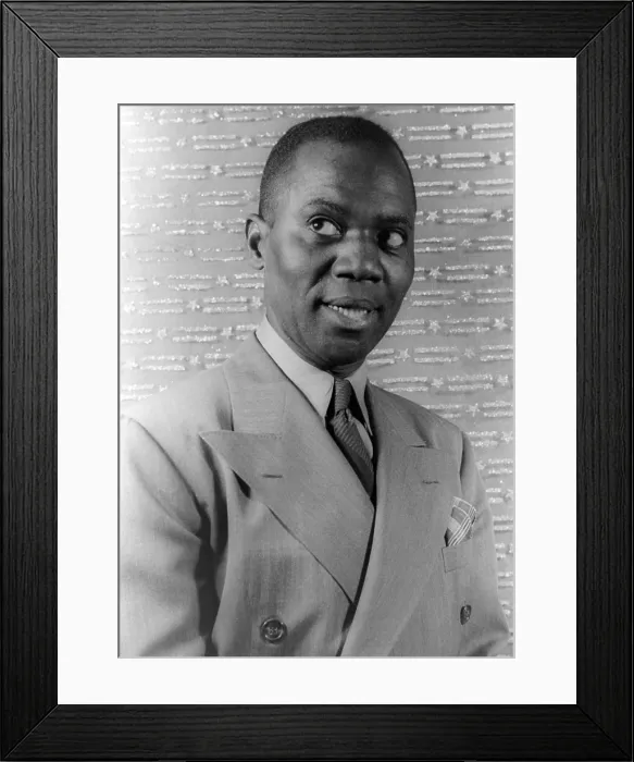 Framed Print : Bill Robinson (1878-1949), also known as Bojangles, famous African American actor and dancer. 1941