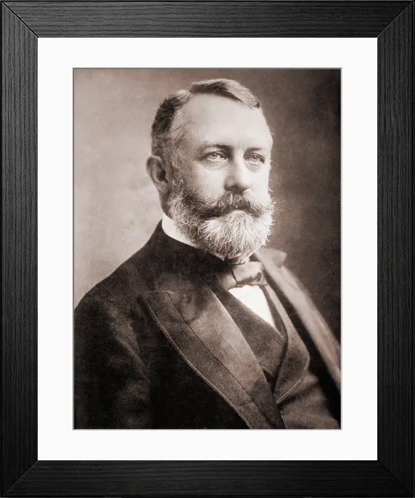 Framed Print : Henry C. Frick (1849-1919), American steel maker and partner of Andrew Carnegie. He built a private collections of European paintings, now housed in his former mansion in New York Framed Print : Henry C. Frick (1849-1919), American steel maker and partner of Andrew Carnegie. He built a private collections of European paintings, now housed in his former mansion in New York