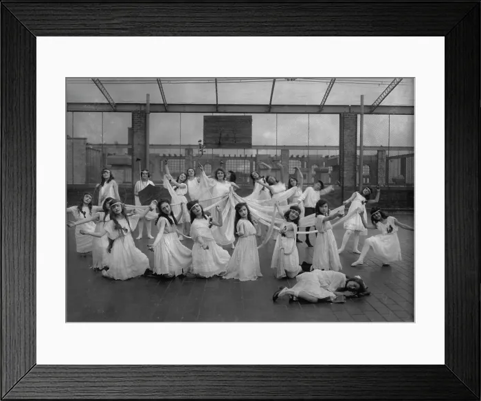 Framed Print : High school play, original caption: Miss Mackay's Pageant Children of Sunshine and Shadow as presented at Washington Irving High School, New York Framed Print : High school play, original caption: Miss Mackay's Pageant Children of Sunshine and Shadow as presented at Washington Irving High School, New York