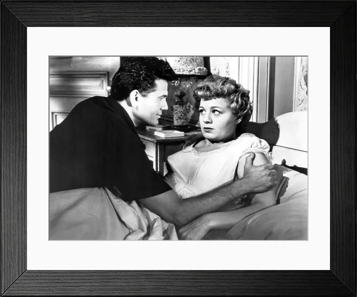 Framed Print : HE RAN ALL THE WAY, from left: John Garfield, Shelley Winters, 1951 Framed Print : HE RAN ALL THE WAY, from left: John Garfield, Shelley Winters, 1951