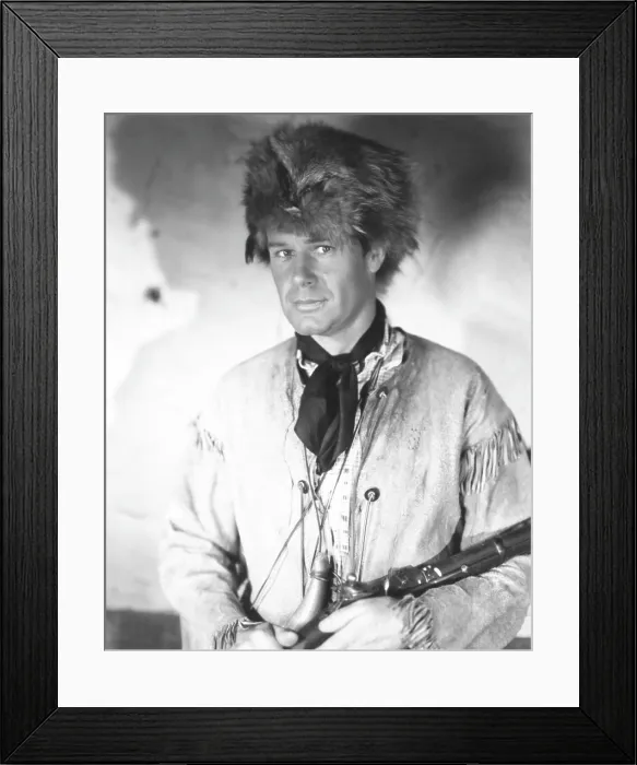 Framed Print : HEROES OF THE ALAMO, Lane Chandler as Davy Crockett, 1937