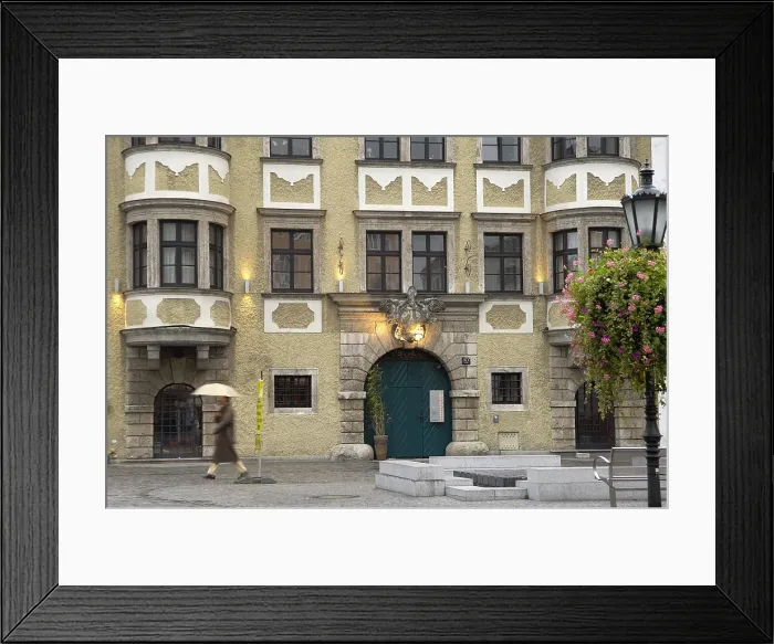 Framed Print : AUSTRIA. Linz. Kremsmnsterer House in the Old Market Square. AISA / Everett Collection**US SALES ONLY** Framed Print : AUSTRIA. Linz. Kremsmnsterer House in the Old Market Square. AISA / Everett Collection**US SALES ONLY**